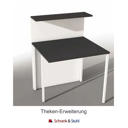 Theken-Erweiterung Empfangstheken Ladenausstattung Büromöbel Arztpraxis Atelier Empfangsarbeitsplatz