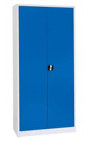 GS Aktenschrank | Stahlschrank 180x80x38 GRAU/BLAU