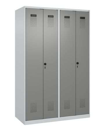C+P PSA Schwarz-Weiß-Spind Evolo PLUS