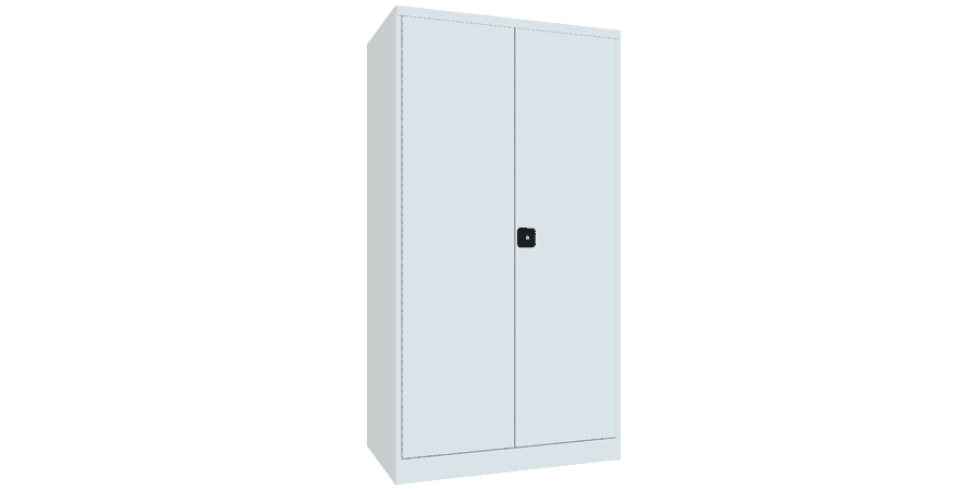 PAVOY Schwerlastschrank Premium mit Flügeltüren | 3 Fachböden + Schubladen 3x7,5 + 1x12,5 + 1x17,5 cm | 195 x 104 x 63 | große Farbauswahl