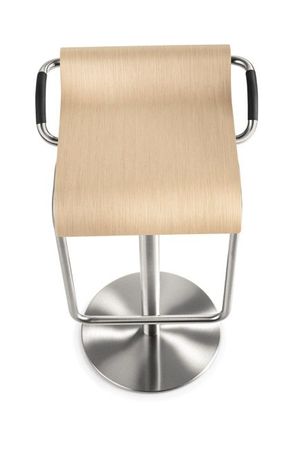 Tresenstuhl 360°Drehmöglichkeit Sitzschale Holz Eiche hell