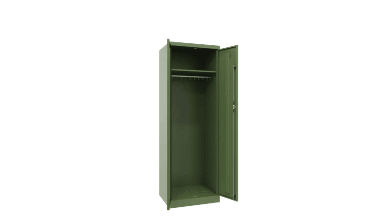 PAVOY Flügeltürschrank | Kleiderschrank mit Hutboden und Kleiderstange | 180 x 60 x 50 | große Farbauswahl