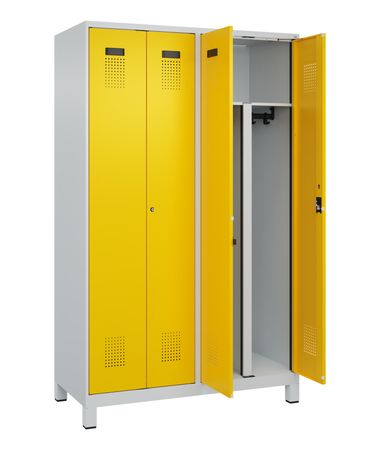C+P PSA Schwarz-Weiß-Spind Evolo PLUS