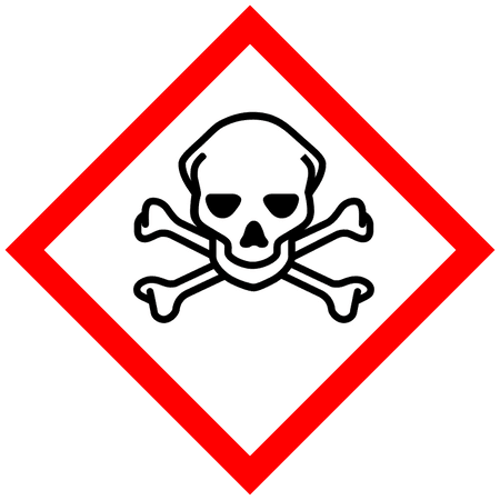 Gefahrstoffschrank zur Lagerung von tödlichen lebensgefährlichen lebensgefährdenden  substanzen stoffen
