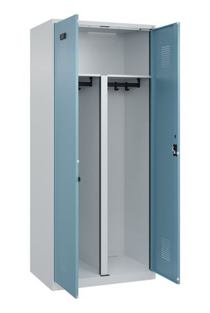 C+P PSA Schwarz-Weiß-Spind Evolo PLUS