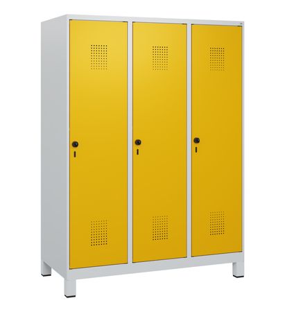 C+P Spind Evolo PLUS Füße 3 Abteile 1630x1200x5
