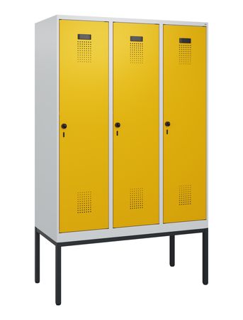 C+P Spind Evolo PLUS Gestell 3 Abteile 1950x120