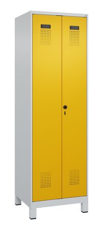 C+P PSA Schwarz-Weiß-Spind Evolo PLUS mit Füssen 