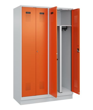 C+P PSA Schwarz-Weiß-Spind Evolo PLUS