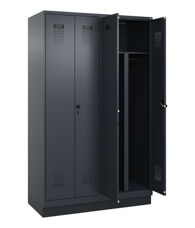 C+P PSA Schwarz-Weiß-Spind Evolo PLUS