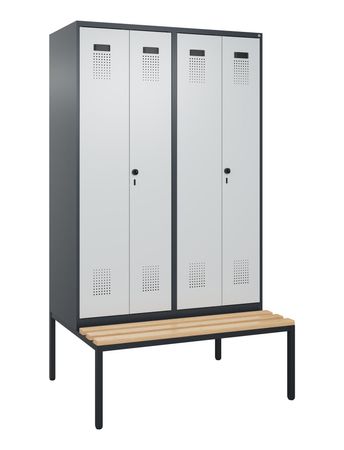 C+P Schwarz-Weiß-Spind Evolo PLUS