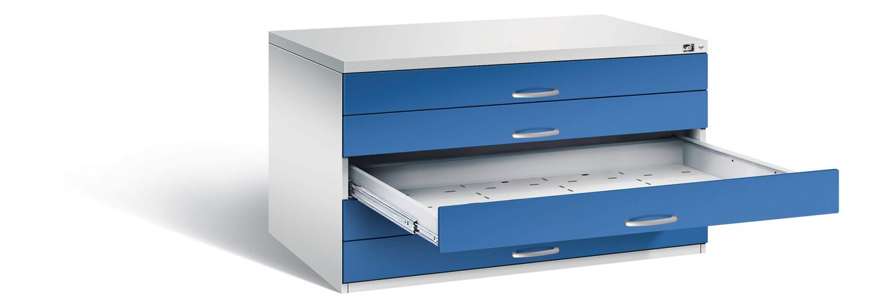 Schrank für flache Sammlerstücke
