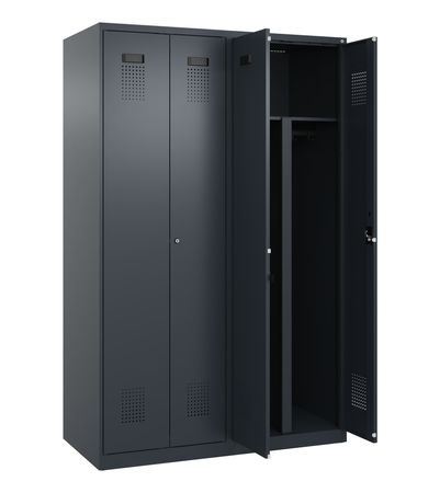 C+P PSA Schwarz-Weiß-Spind Evolo PLUS