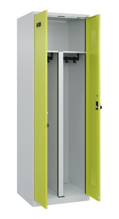 C+P PSA Schwarz-Weiß-Spind Evolo PLUS