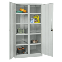 PAVOY Schwerlastschrank Premium mit Trennwand | 8 Fachböden | 195 x 104 x 63 | große Farbauswahl