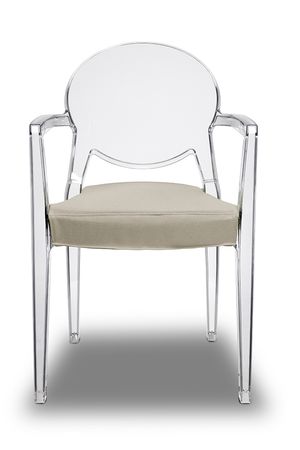 transparenter Armlehnstuhl