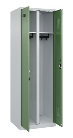 C+P Schwarz-Weiß-Spind Evolo PLUS