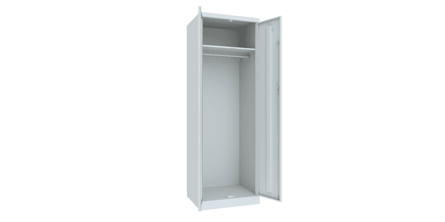 PAVOY Flügeltürschrank | Kleiderschrank mit Hutboden und Kleiderstange | 180 x 60 x 50 | große Farbauswahl