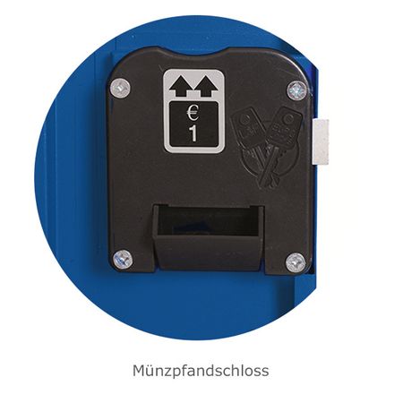 Lüftungsschlitze für Spind und Etikettenhalter