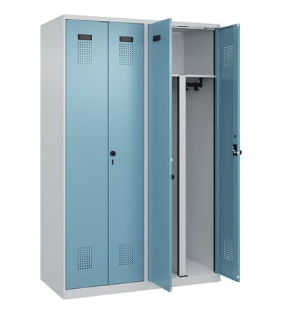 C+P PSA Schwarz-Weiß-Spind Evolo PLUS