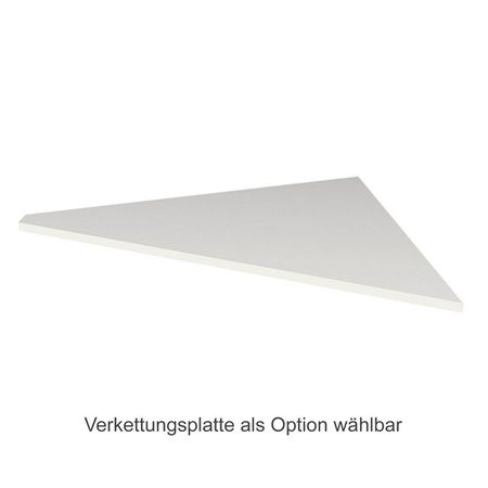 Kabeldurchlassbohrung links mittig rechts chromeline höhenverstellbarer Schreibtisch Sitz-Steh-Tisch