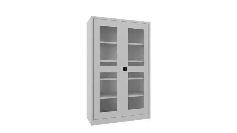 PAVOY Flügeltürschrank | mit Sichtfenstertüren | 195 x 120 x 40 | große Farbauswahl