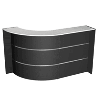 L-Theke Surround anthrazit | 112 x 175 x 95 cm (HxBxT)