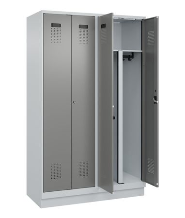 C+P PSA Schwarz-Weiß-Spind Evolo PLUS