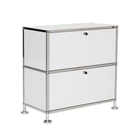 Büroregal | Aktenregal | Sideboard 2 mit 2 Klapptüren