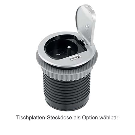 höhenverstellbare Tischbeine Chromeline Schreibtisch Homeoffice