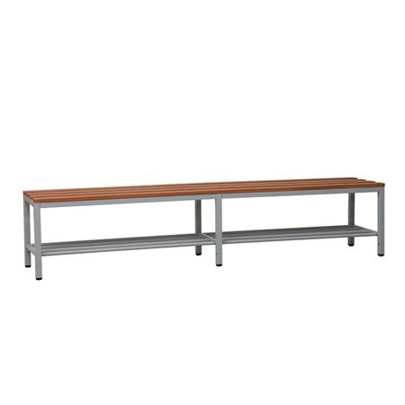 Sitzbank | Garderobenbank 200 cm mit Schuhrost