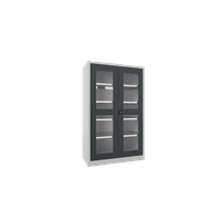 PAVOY Flügeltürschrank | mit Sichtfenstertüren | 195 x 120 x 60 | große Farbauswahl