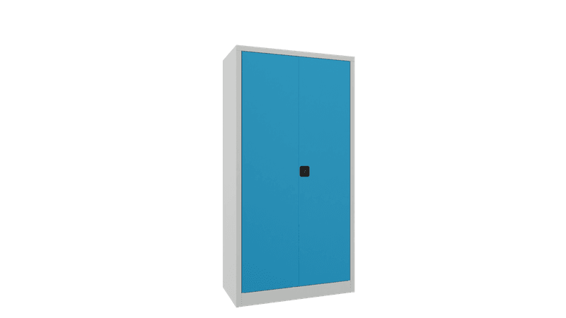 PAVOY Flügeltürschrank | Garderobenschrank mit Hutboden und Kleiderstange | 195 x 100 x 50 | große Farbauswahl
