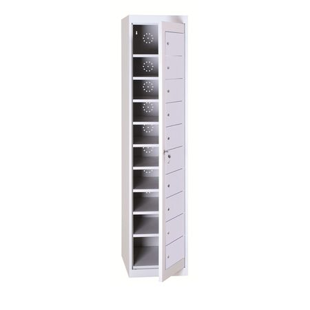 Wäscheschrank | Wäscheausgabeschrank 10 Abteile | 180x40x50