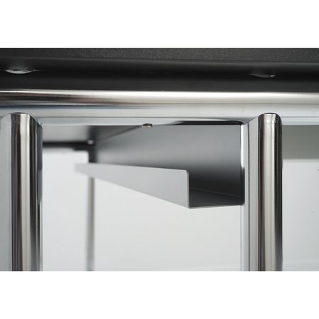 Kabelkanal Tischplatte Chromeline Sitz-Steh-Tisch