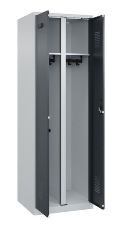 C+P Schwarz-Weiß-Spind Evolo PLUS