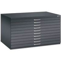 C+P Flachablageschrank 7200 DIN-A0 | Planschrank 10 Schübe | große Farbauswahl