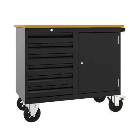 Pavoy Montagewagen | mit 6 Schubladen und geschlossenem Fach | 91,5 x 109 x 60 | große Farbauswahl