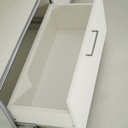 Innenansicht Schublade Sideboard Aktenorder-Schubfach