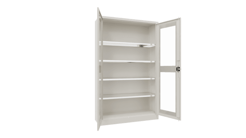 PAVOY Flügeltürschrank | mit Sichtfenstertüren | 195 x 120 x 40 | große Farbauswahl