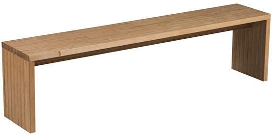 Sitzbank | Holzbank Buche massiv 172 cm
