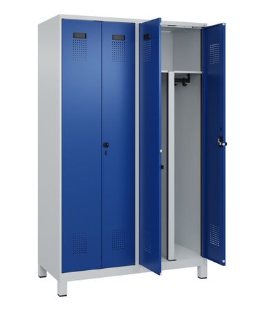 C+P PSA Schwarz-Weiß-Spind Evolo PLUS