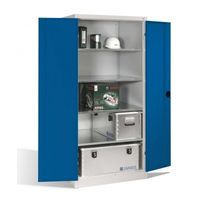 Premium Vorratsschrank von C+P | Materialschrank 80cm Tiefe | 195x93x80 | große Farbauswahl