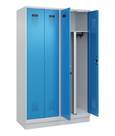 C+P PSA Schwarz-Weiß-Spind Evolo PLUS