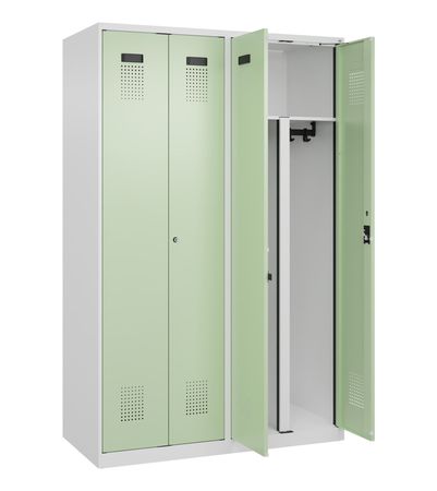 C+P PSA Schwarz-Weiß-Spind Evolo PLUS