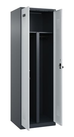 C+P PSA Schwarz-Weiß-Spind Evolo PLUS