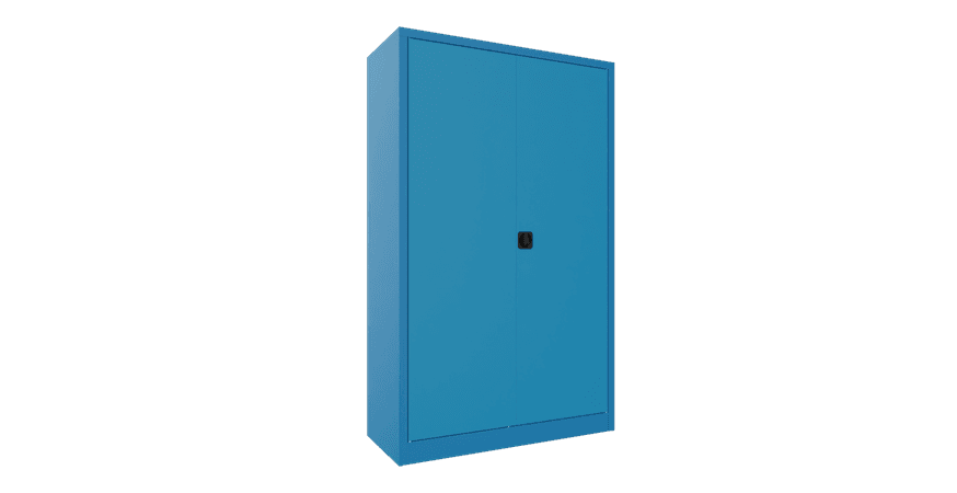 PAVOY Flügeltürschrank | mit Drehgriff und vollverzinkten Fachböden | 195 x 120 x 50 | große Farbauswahl