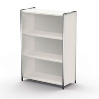 Chromeline offenes Sideboard 3 | 115 x 80 x 38 cm | Anthrazit oder Weiß