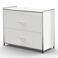 Chromeline Hängeregistraturschrank mit zwei Schubladen | 80 x 100 x 47 cm | Anthrazit oder Weiß