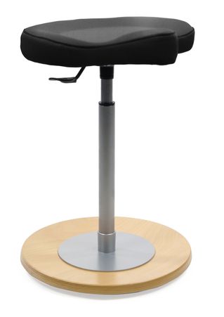 Hocker | Pendelhocker mit ergonomisch geformtem Sitz SCHWARZ